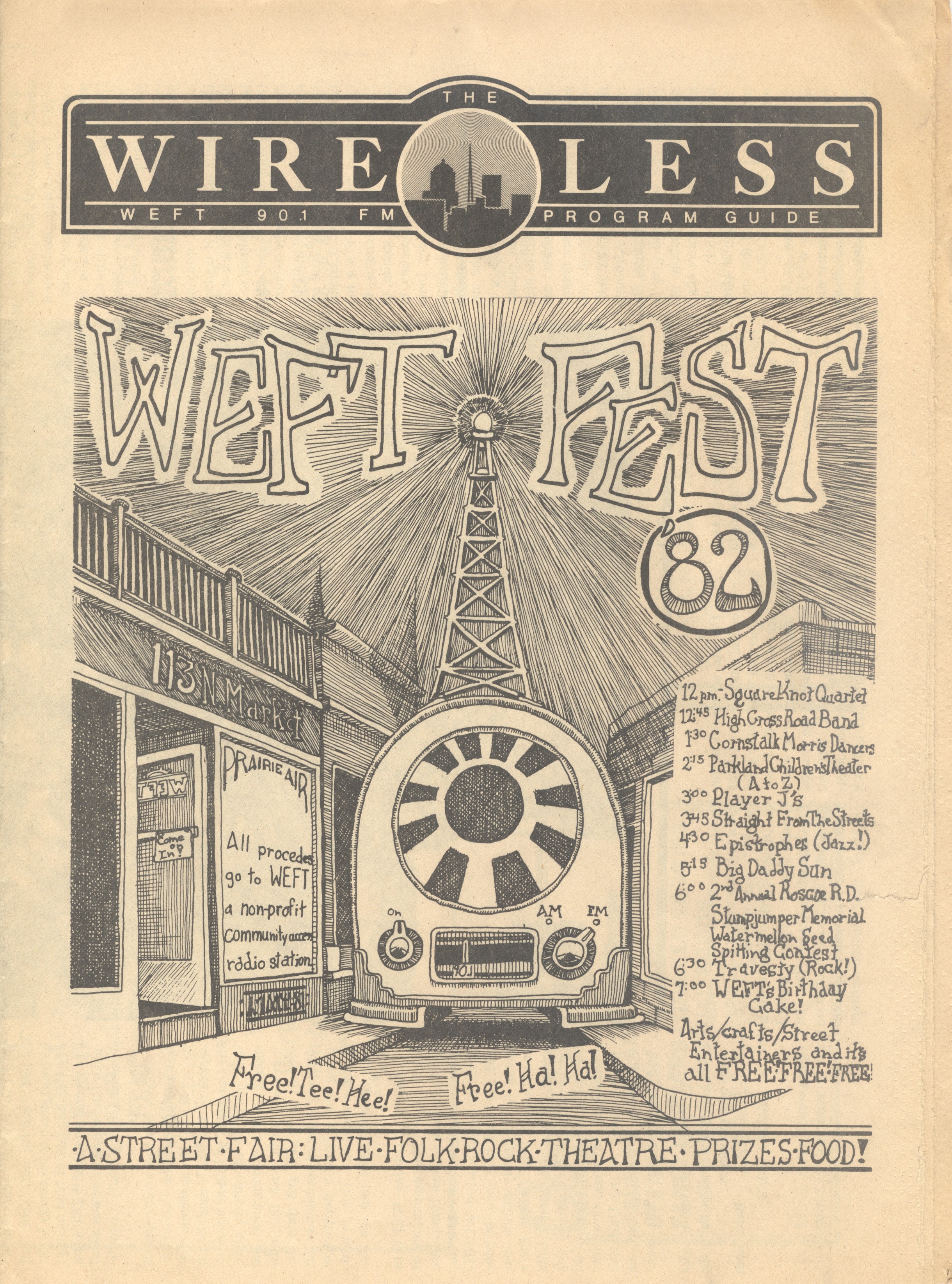 WEFT Wireless 1982 WEFT Fest