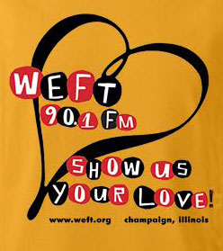 WEFT Love T-shirt logo